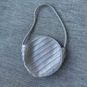 Grey woven bag. Amazing condition